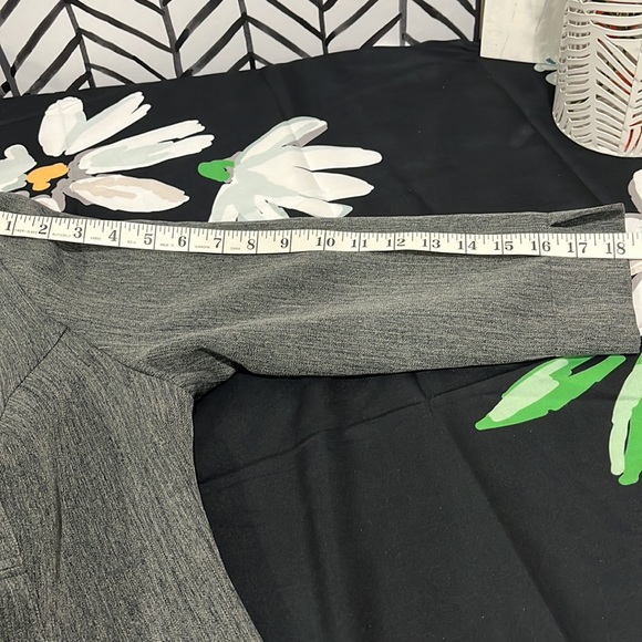 Grey Quarter-Length Sleeved Zipper Front Midi Dress, Sz12 - Picture 11 of 16